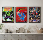 Super Hero Cartoon Metal Tin Sign