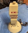 1 Vintage 1950s Mike Tube Plastic Radio Microphone Advertising Promotion 1580 Am