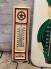 Vintage Texaco Thermometer Signs Lot Of 2 Clean Rest Rooms Gas Station Attendant