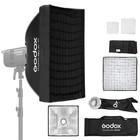 90x90cm Softbox With Diffuser   Grid  Portable Photography Lighting Kit  Carry B