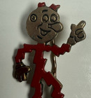 Vintage Reddy Kilowatt Electric Company Advertising Stick Hat Lapel Pin 1955
