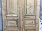 Antique French Double Doors  43x98  European Thick Molding Design B103