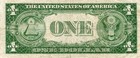  1 Dollar Silver Certificate  blue Seal   1935 Series E  Circulated  K6697612h