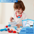 Kids Doctor Kit 16-piece Pretend Play Medical Kit With Bag  Doctor Role Play    