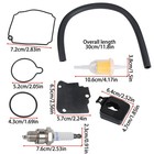 4x Carburetor Repair Rebuild Kit For Mercury Yamaha 75hp-100hp 4 Stroke W  Float