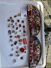 Rare Vintage Ussr russian Military Hat With Many Pins  Patches   Medals - Nice  