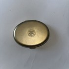 Vtg Estee Lauder Pressed Compact 1996 Zodiac  golden Aquarius  Great Condition