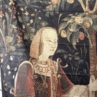 Stunning Medieval Tapestry Polyester Fabric Print 90 Inch High