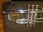 Bach Stradivarius Lr180s43 Silver Trumpet W  Reversed Leadpipe  Gold Trim 