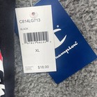 Champion Girls Signature Script Bike Shorts Black Size Xl New With Tags
