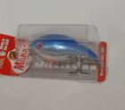 Vintage Tom Mann s Mid 1- Minus Crankbait Fishing Lure - Chrome Blue