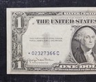  1 Silver Certificate 1935 D Star Note Narrow Circulated   c Block