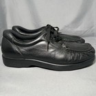 Sas Women   s Size 10 Black Leather Comfort Shoes Lace Up San Antonio Shoes