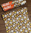 Vintage Con-tact Retro Shelf Liner Drawer 3 Rolls Nos Brown Yellow Orange Floral