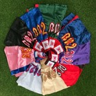 Kids Muay Thai Fight Boxing Shorts Grappling Martial Arts Gear Satin Fabric