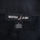 Nautica Jeans Womens Large Black Chino Shorts Stretch Twill Casual Summer