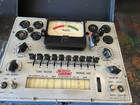 Eico Model 625 Vacuum Tube Tester Steel Case Powers Up With Operators Manual