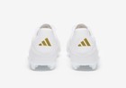 Adidas Soccer Cleats F50 League Fg mg Size 10 5 White gold High Performance