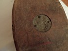 Antique Barn Pulley Block And Tackle Iron   Wood With Forged J Hook