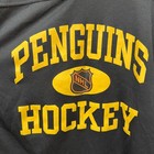 Vintage 90   s Pittsburgh Penguins Hockey Jersey Adult Medium Starter Black Nhl