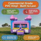 Commercial Inflatable Bounce House Rainbow Toddler Kids Jumper Castle No Blower