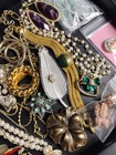 Lot Of Antique To Vintage    craft    Pieces And Parts Jewelry  Repair  Harvest 