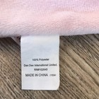 Dan Dee Bunny Pink Security Blanket Knotted Corners Plush Baby Lovey Rattle 12   