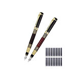 Fountain Pen Metal Fine Nib 0 5 Mm Refill Converter Writing Gift  Ink Pen Newu3