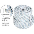 5 8in X 150ft Double Braid Polyester Arborist Bull Rope Tree Rigging Line For   