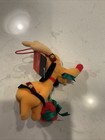 Rare Walt Disney World Christmas Pluto 5  Plush Ornament Nwt
