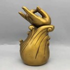 Chinese Brass Handmade Exquisite Statue Crafts