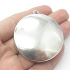 925 Sterling Silver Antique Art Deco Schmitz Moore   Co Hammered Round Pill Box