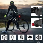 2 Sets Usb Rechargeable Led Bicycle Headlight Bike Front Rear Tail Lamp Cycling