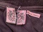 New Vintage Juicy Couture Brown Track Suit Jacket Juniors Medium -made In Usa