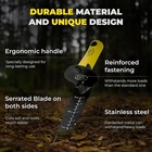 Ckg Metal Detector Shovel heavy Duty Double Serrated Edge Digger-detecting Di   