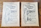 Antique 1920s Opera Librettos By Fred Rullman For The Chicago Civic Opera   