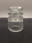 Hemingray 45 Clear Glass Wire Insulator Made In Usa Nice Condition 1 Chip On Rim