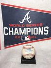 Mlb Official Game Used Ball Rawlings Atlanta Braves Truist Park 2023 Season