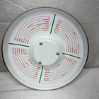 Vintage Italian Flag Pasta Pot Lid With Built-in Timer And Cooking Guide 10in