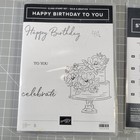 Stampin Up Happy Birthday To You Cling Stamp Set And Birthday Dies 152308 153590