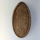 1933 Chicago Worlds Fair Sky Ride Elongated Coin 1927 Cent Century Of Progress