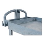 Rubbermaid Commercial 2192463 2 Shelf 750 Lb Brute Ergo Handle Utility Cart New