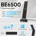 Wavlink Wifi 7 6e Usb3 0 Wifi Adapter Wireless Pc Adapters Tri Band Wifi Dongles