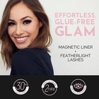 13piece Brown   Black Magnetic Eyelashes With Applicator   Magnetic Eyeliner    