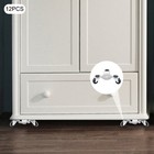 Furniture Moving Dolly Set 3 Wheel Iron Tri Dolly Triangle Swivel Caster Wheel