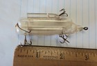 Vintage Rocket Racer Minnow Tube Fishing Lure With Plastic Box