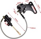 Rear Brake Master Hydraulic Cylinder Caliper Kit For Ssr 125cc 110cc Dirt Bike