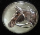 Vintage Silver Horse Head Lapel Pin brooch