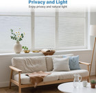Frosted Privacy Window Film Static Cling  Non-adhesive Decorative Cover For Glas