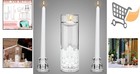 Glass Candle Holder Set For Wedding Ceremony Indoor Decor Romantic Accessory